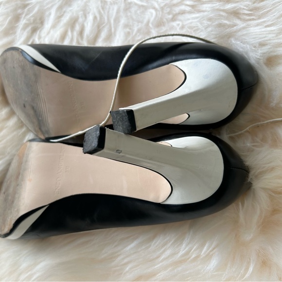 Vintage Enzo Angiolini Black with White Heels - Picture 10 of 12